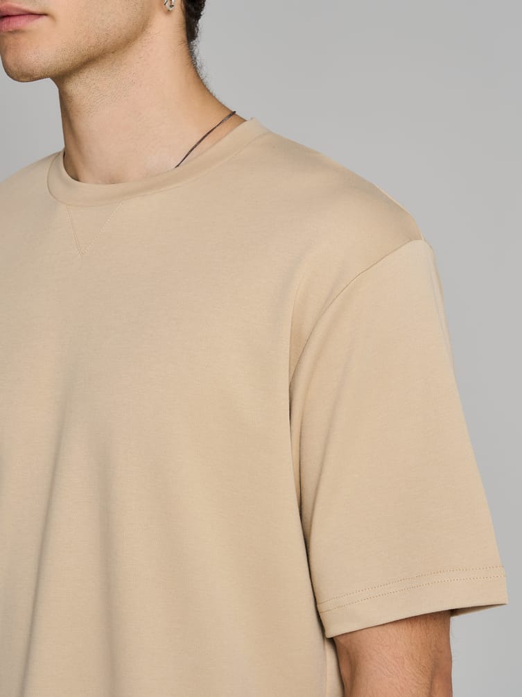 Футболка плотная однотонная