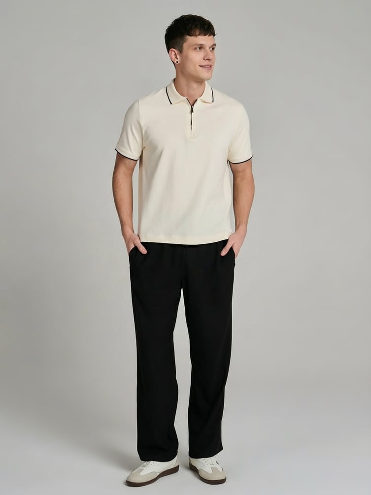 Брюки прямые повседневные без начеса