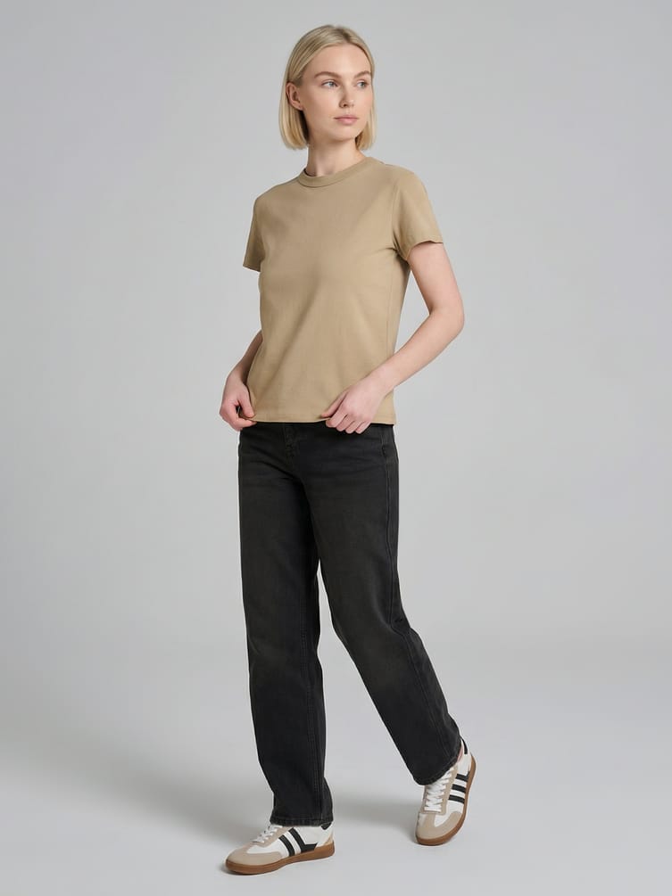 Классическая футболка из хлопка