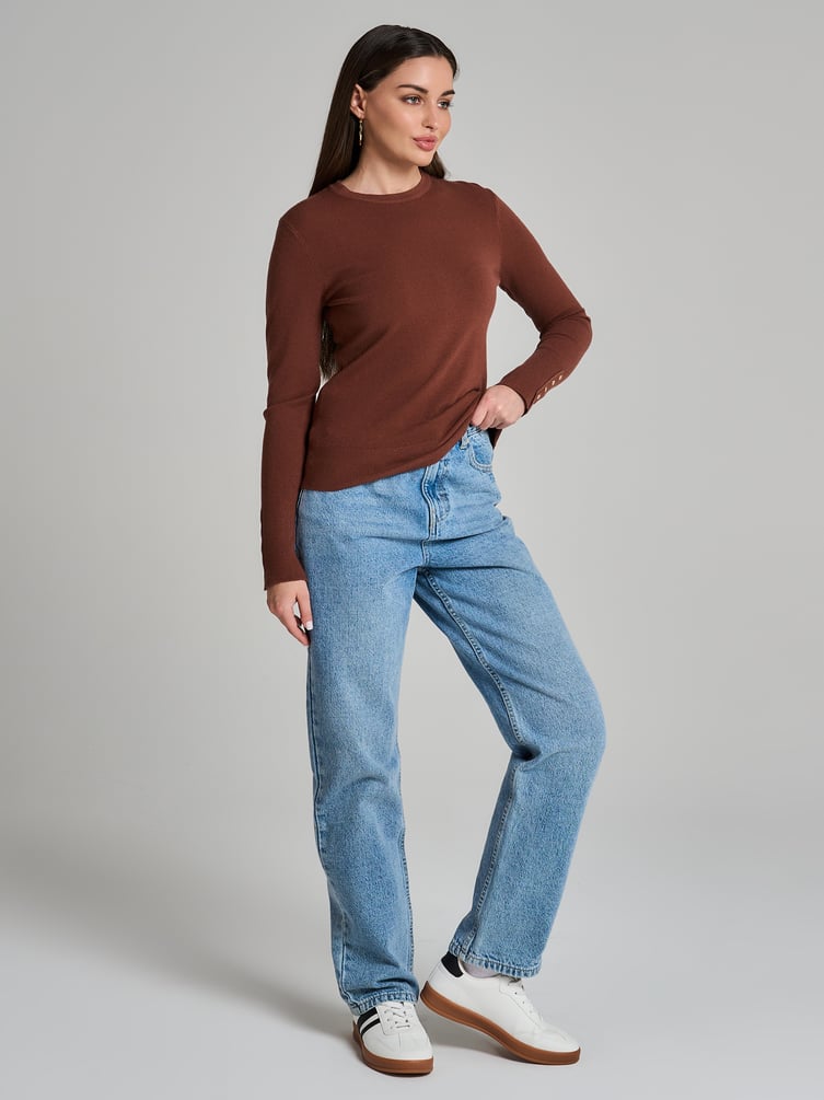 Джемпер трикотажный базовый