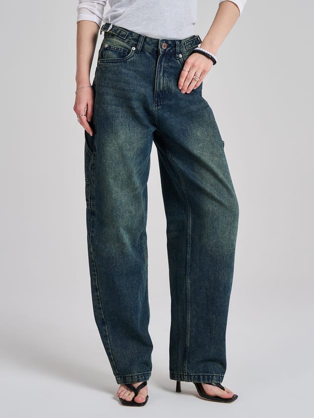 Джинсы широкие Balloon