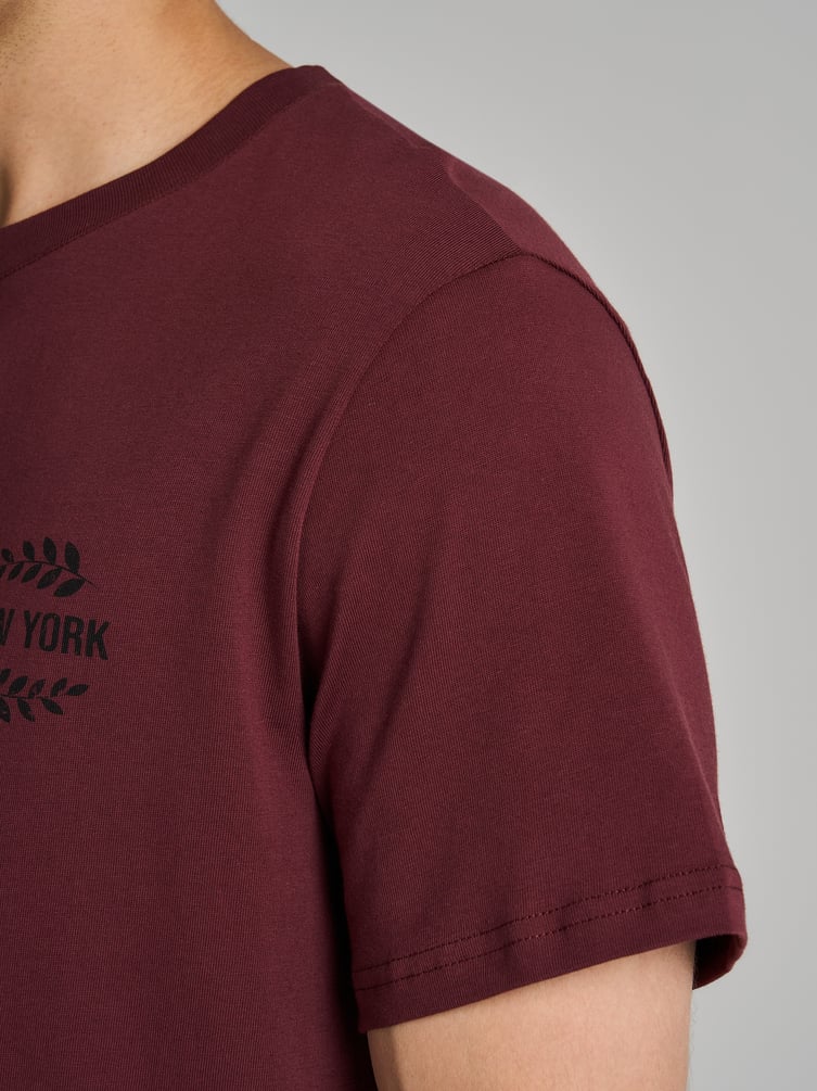 Футболка из хлопка с надписью