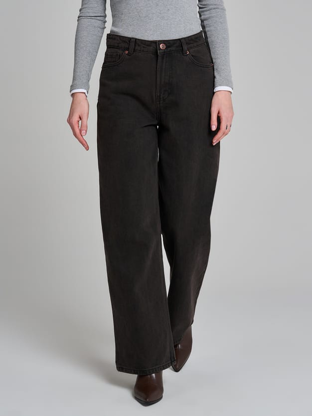 Джинсы Baggy с винтажной стиркой