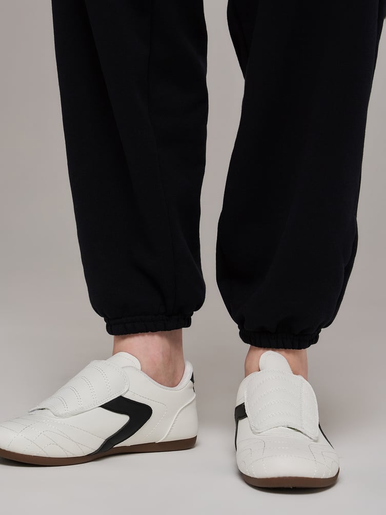 Утепленные брюки джоггеры с начесом