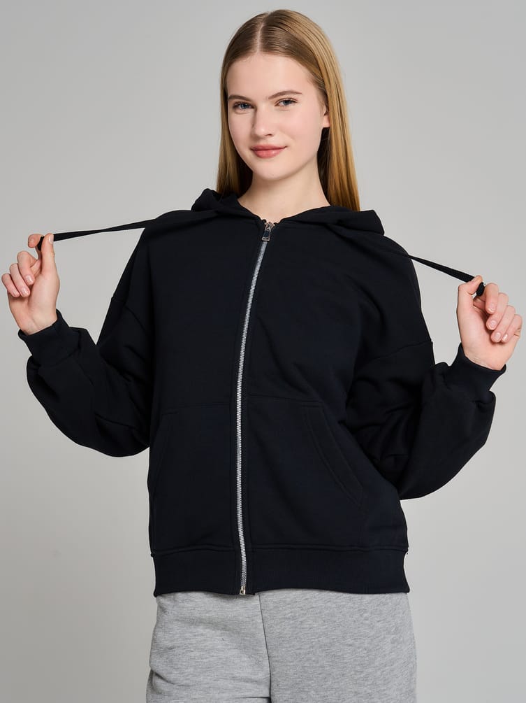 Толстовка оверсайз с капюшоном