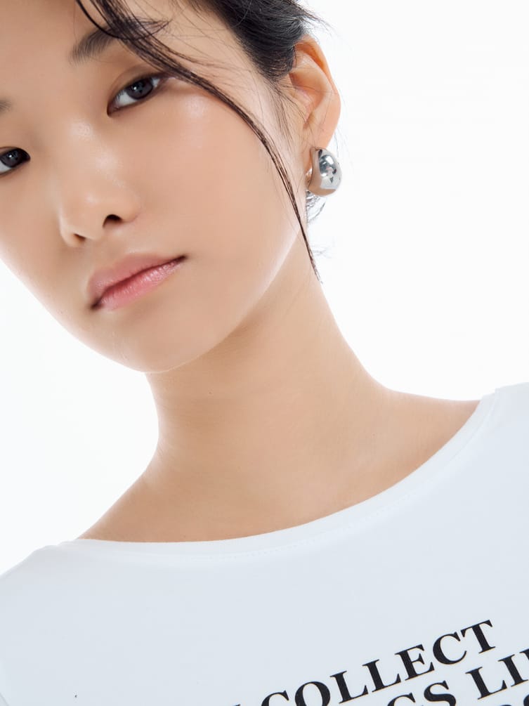 Хлопковая футболка с надписью