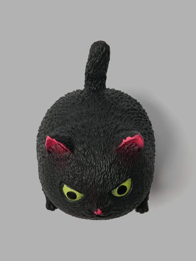 Черный кот игрушка антистресс