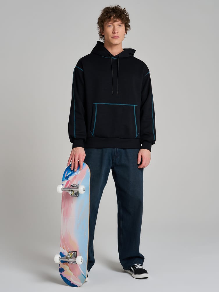 Худи оверсайз спортивное