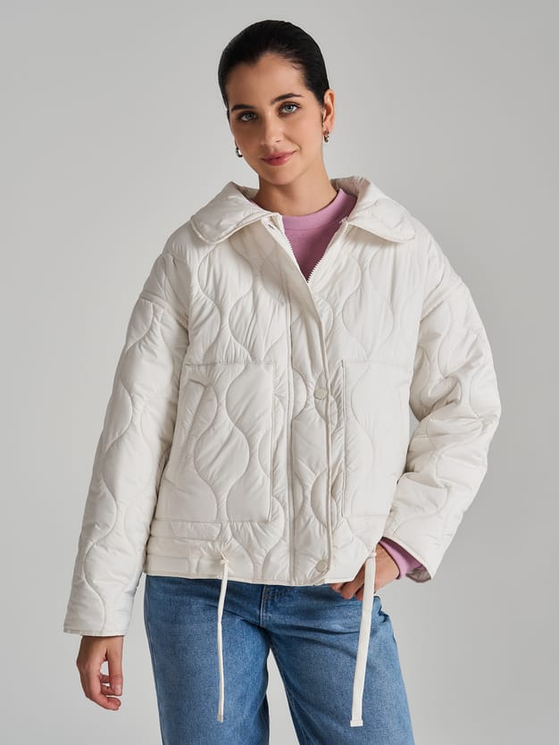 Куртка стеганая с капюшоном