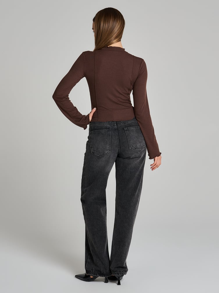 Водолазка лапша с высоким горлом