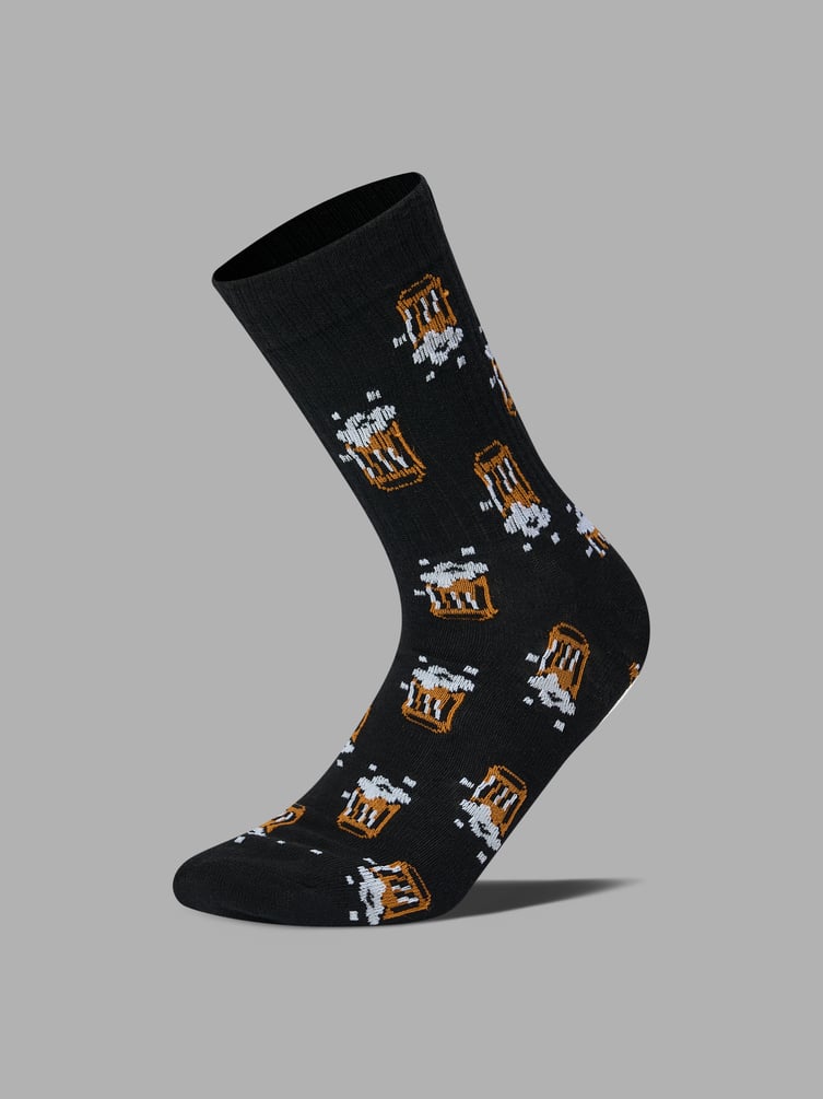 Носки - 3 пары высокие с принтом