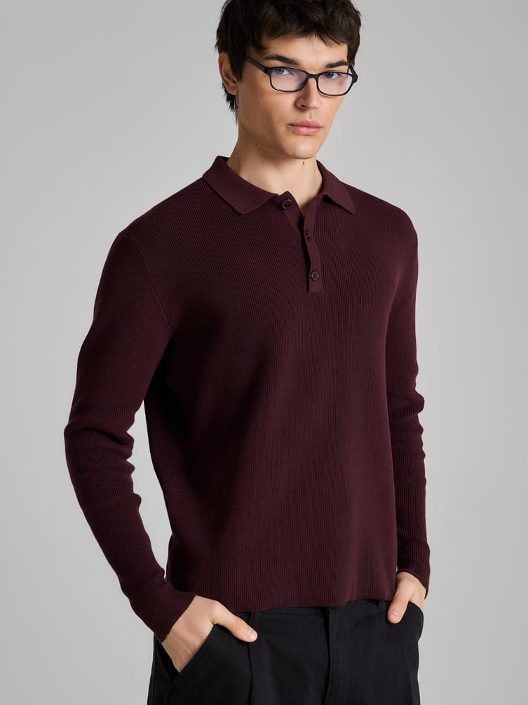 Джемпер деловой с воротником