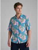 Рубашка пляжная с принтом