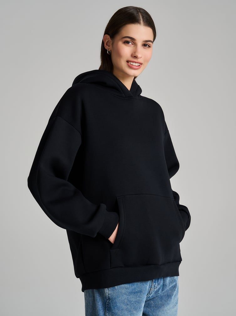 Утепленное худи с начесом