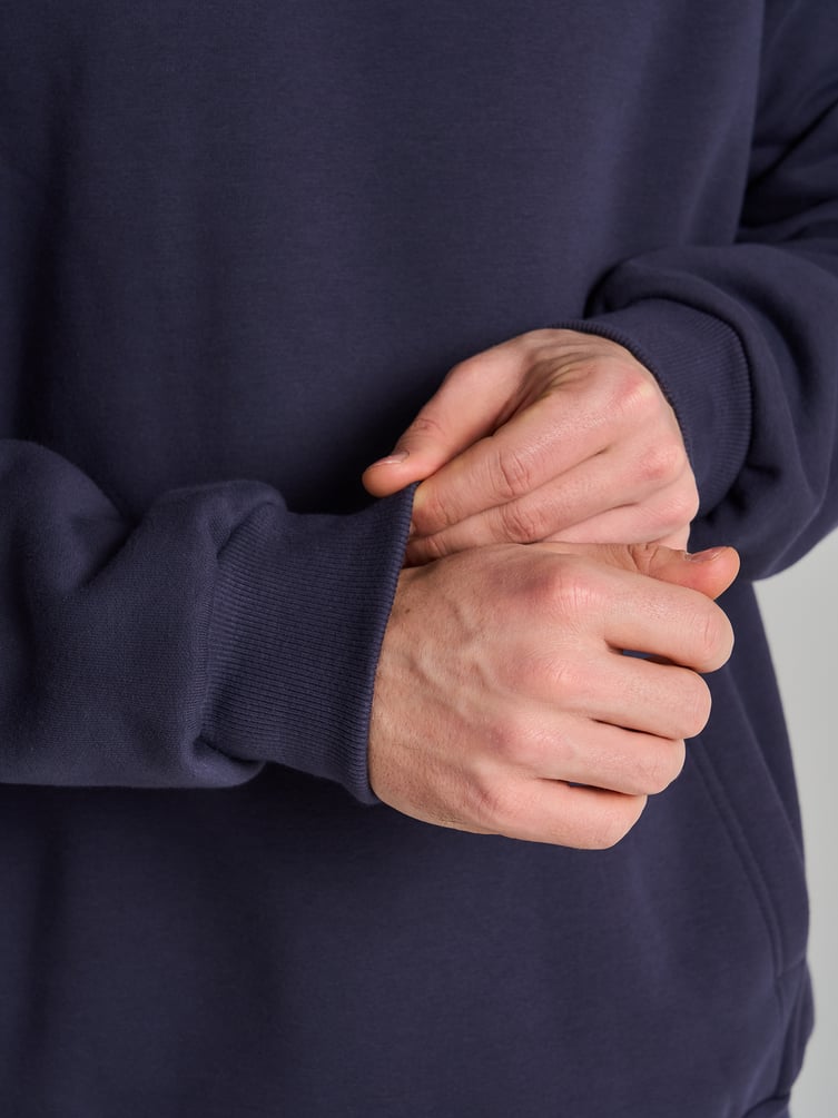 Худи оверсайз с капюшоном тёплое с начёсом