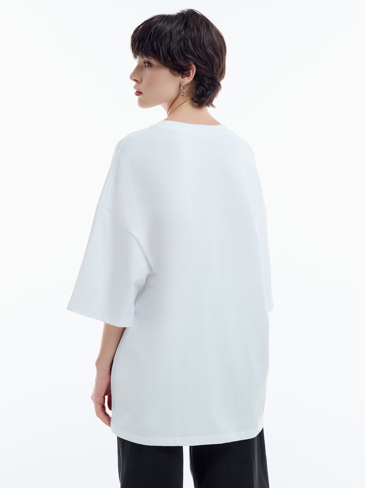 Футболка оверсайз с принтом Москва