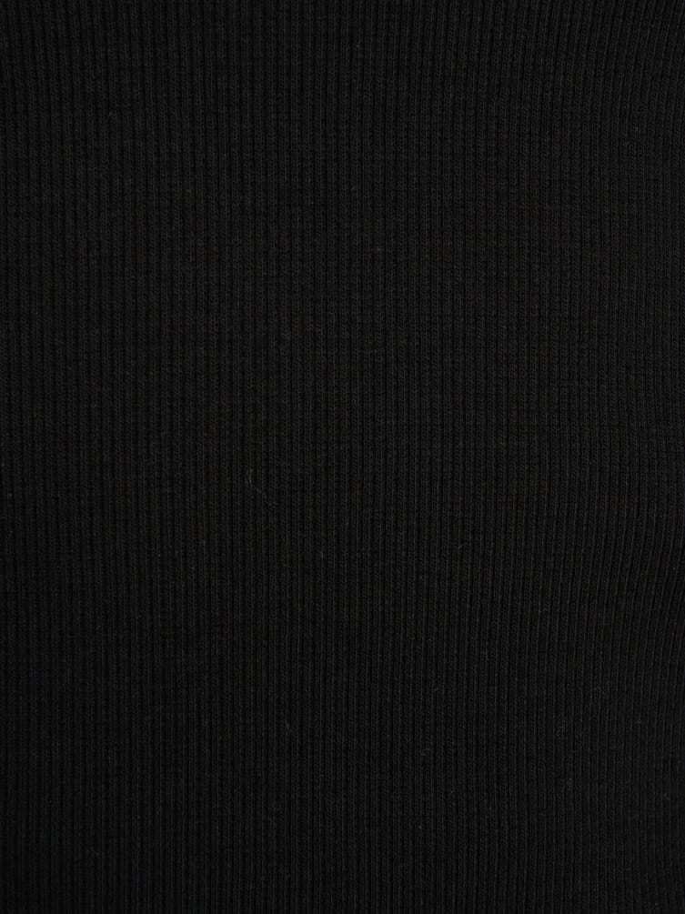 Облегающий лонгслив в рубчик