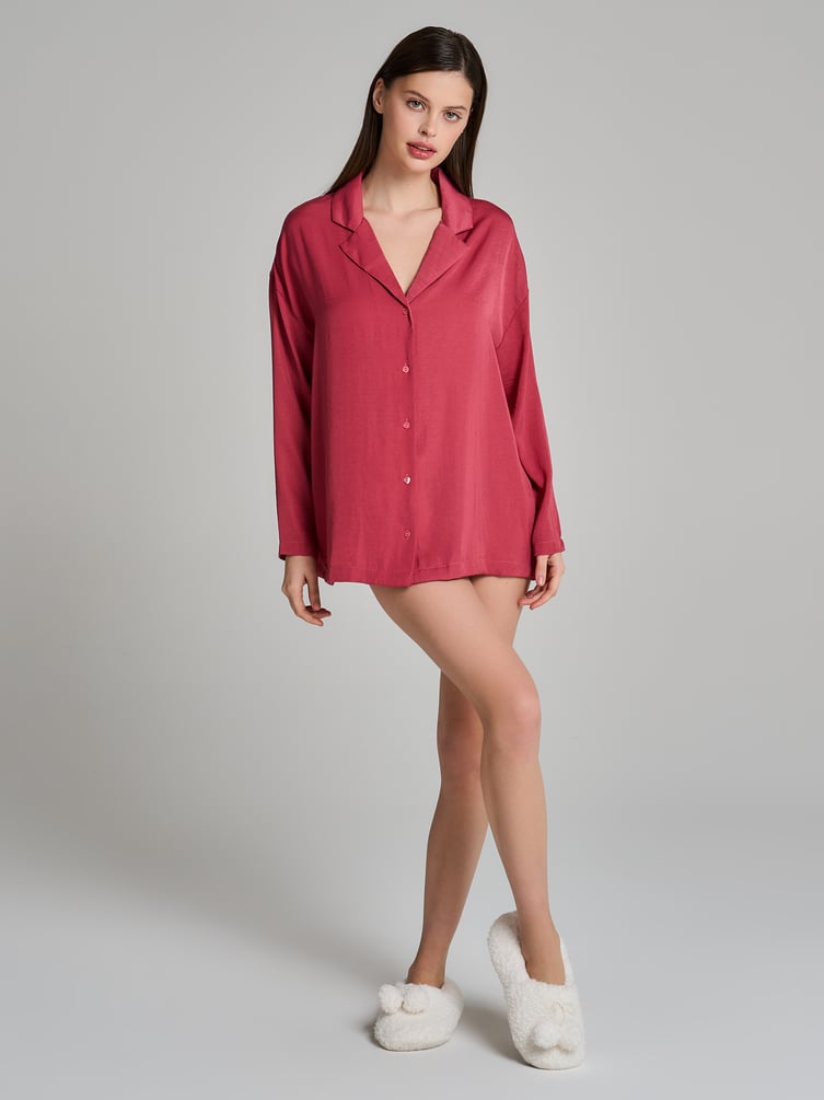 Платье-рубашка для дома