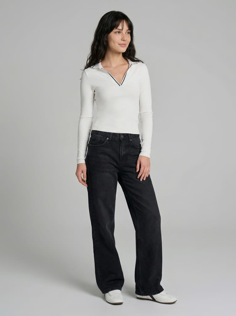 Джинсы прямые классические