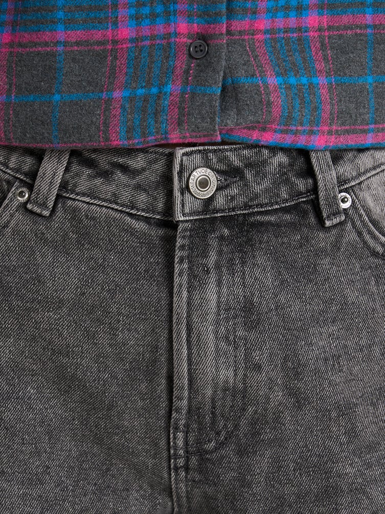 Джинсы Baggy с винтажной стиркой