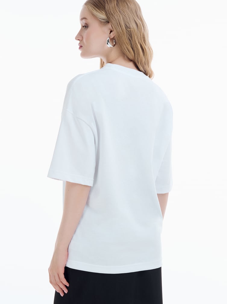 Футболка оверсайз с надписью