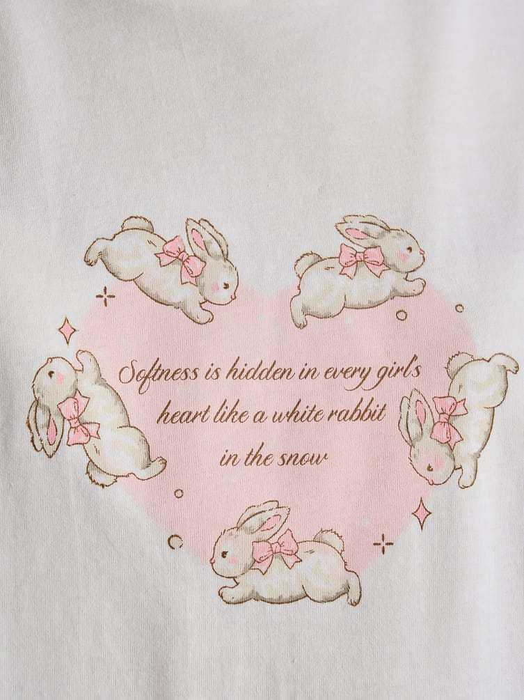 Хлопковая пижама с принтом и шортами