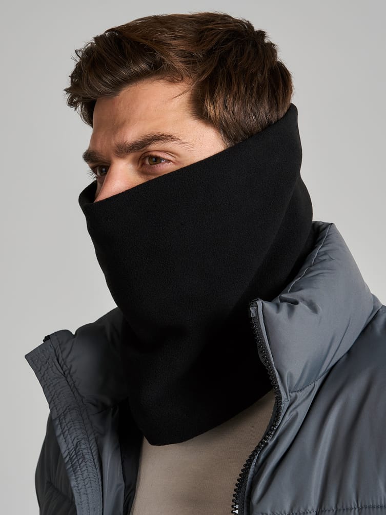 Флисовый шарф снуд