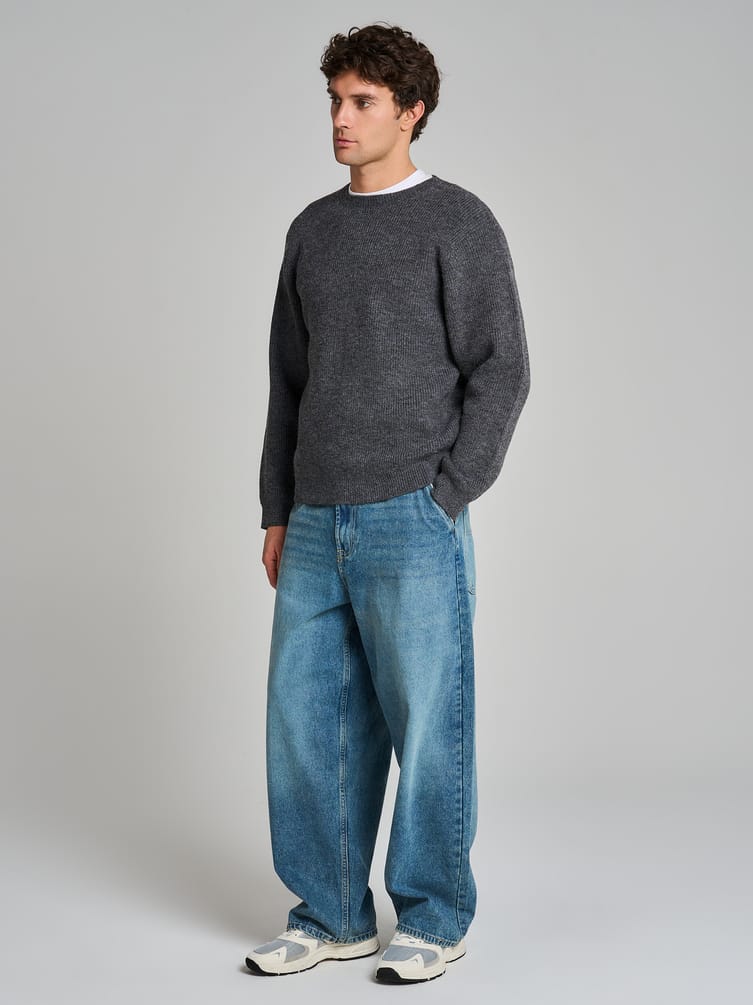 Джемпер вязаный теплый