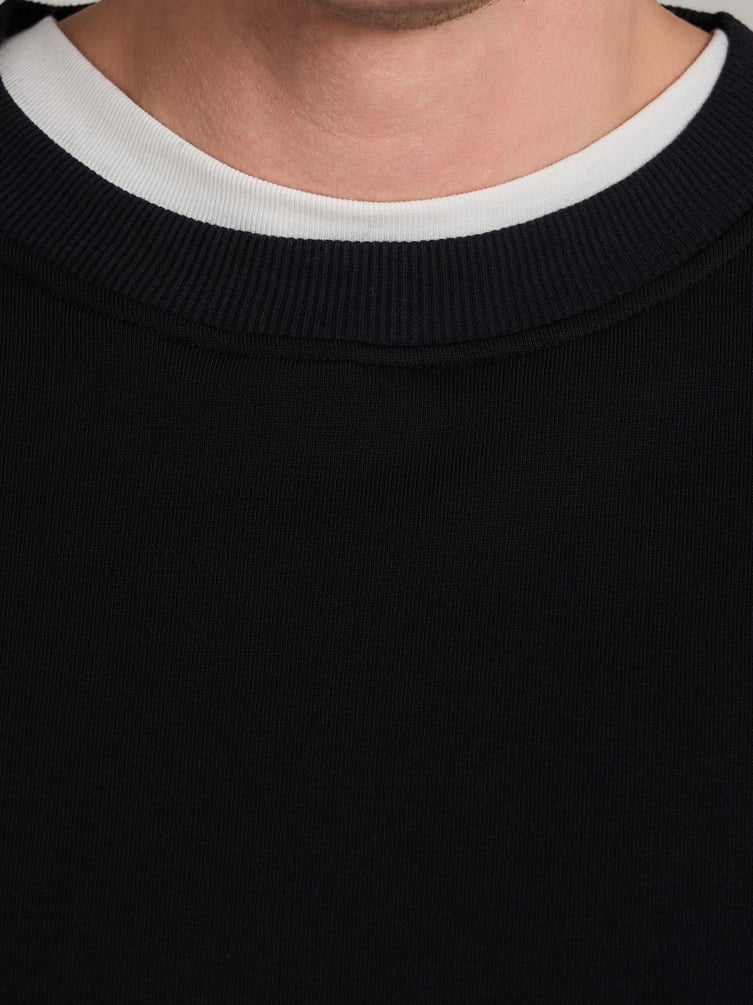 Свитшот оверсайз с начесом