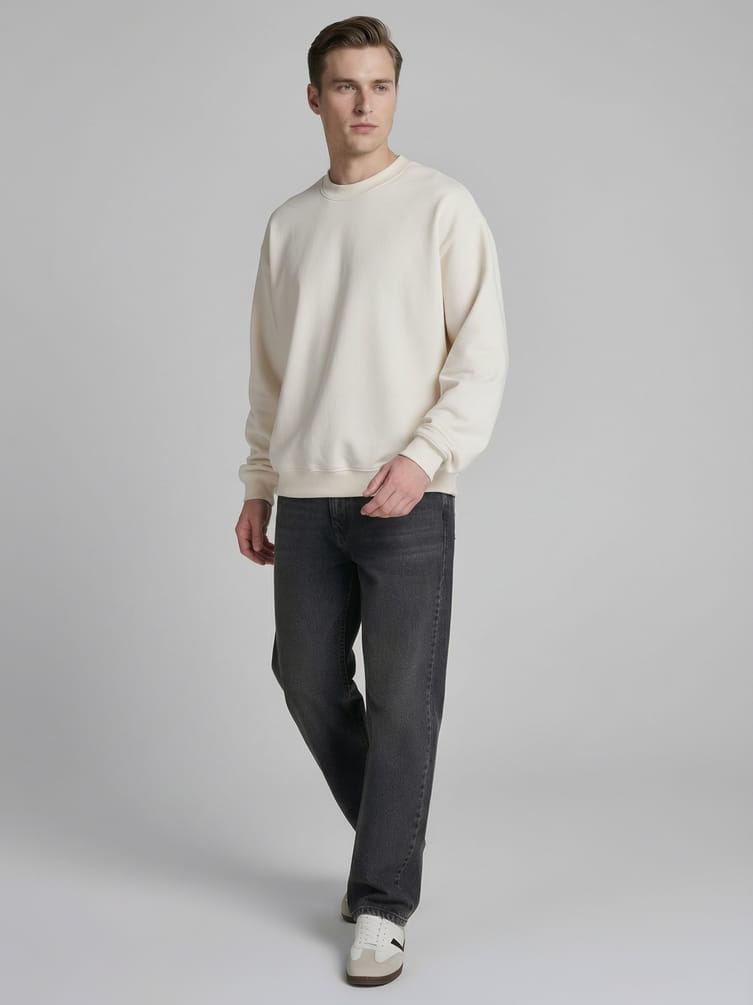 Свитшот базовый однотонный