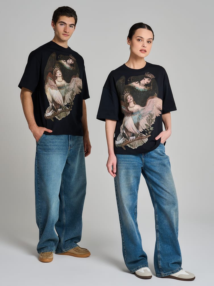 Футболка с принтом картин Третьяковской галереи