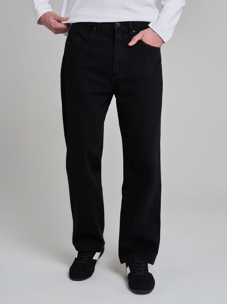 Джинсы багги зауженные