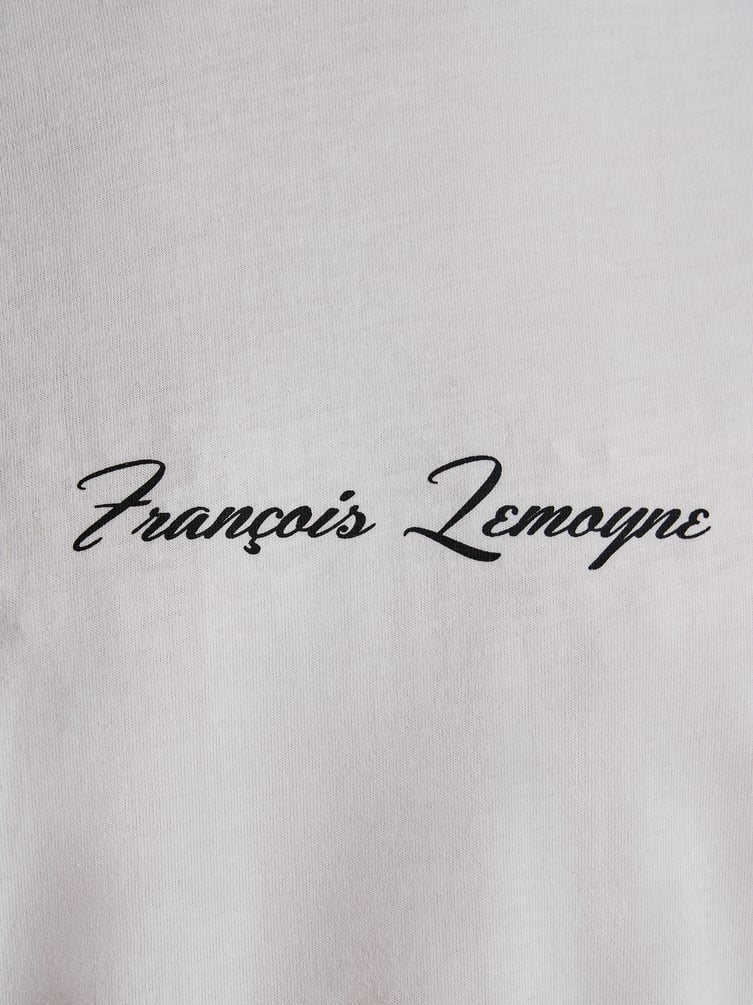 Футболка оверсайз с принтом на спине