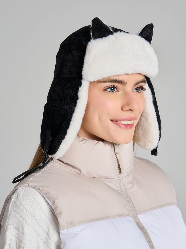 Шапка-ушанка новогодняя с ушками