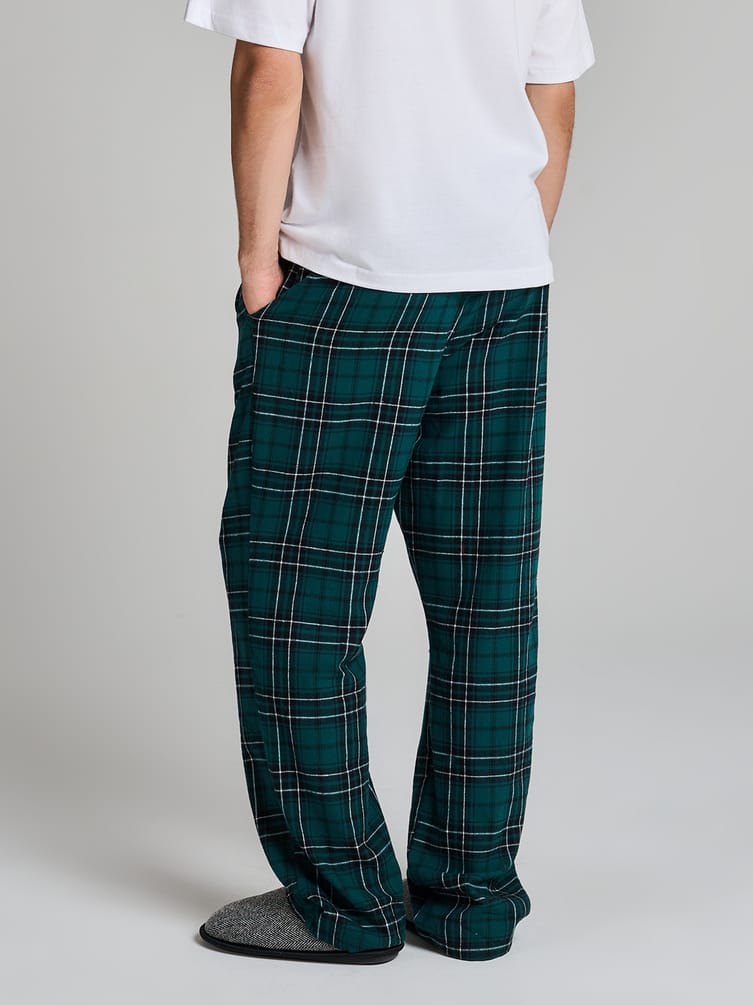 Пижамные брюки в клетку