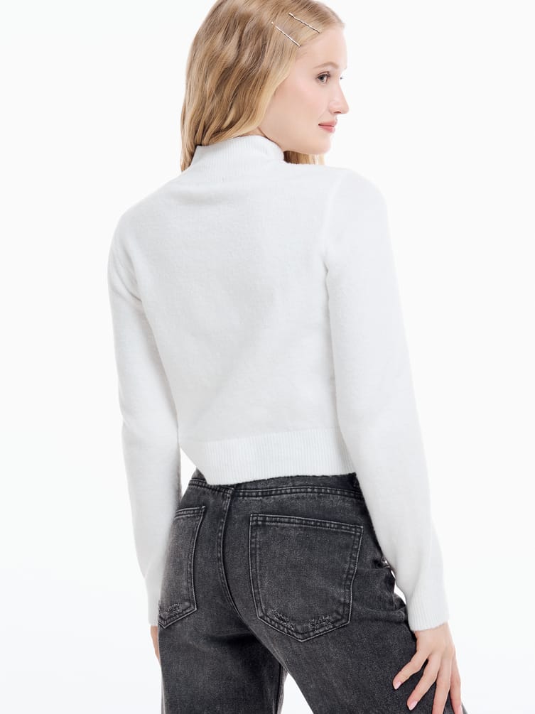 Джемпер трикотажный с принтом