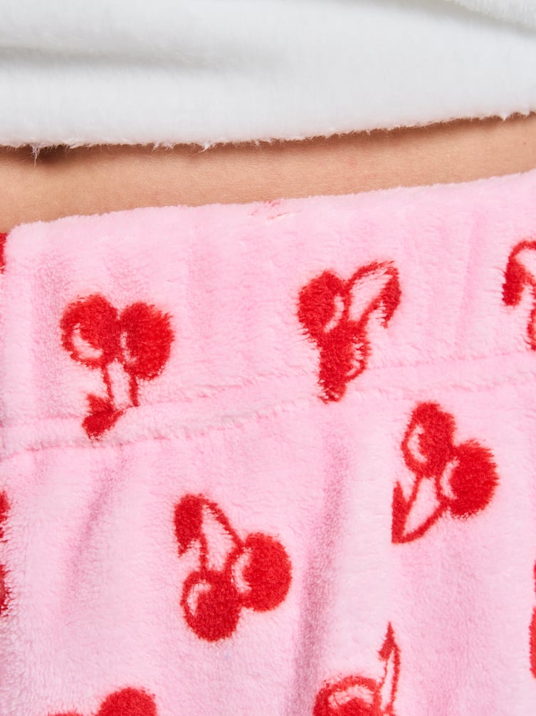 Пижама плюшевая с кофтой и брюками