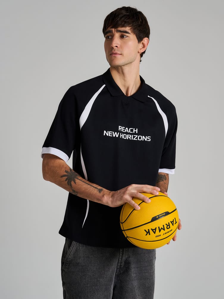 Рубашка поло с надписью