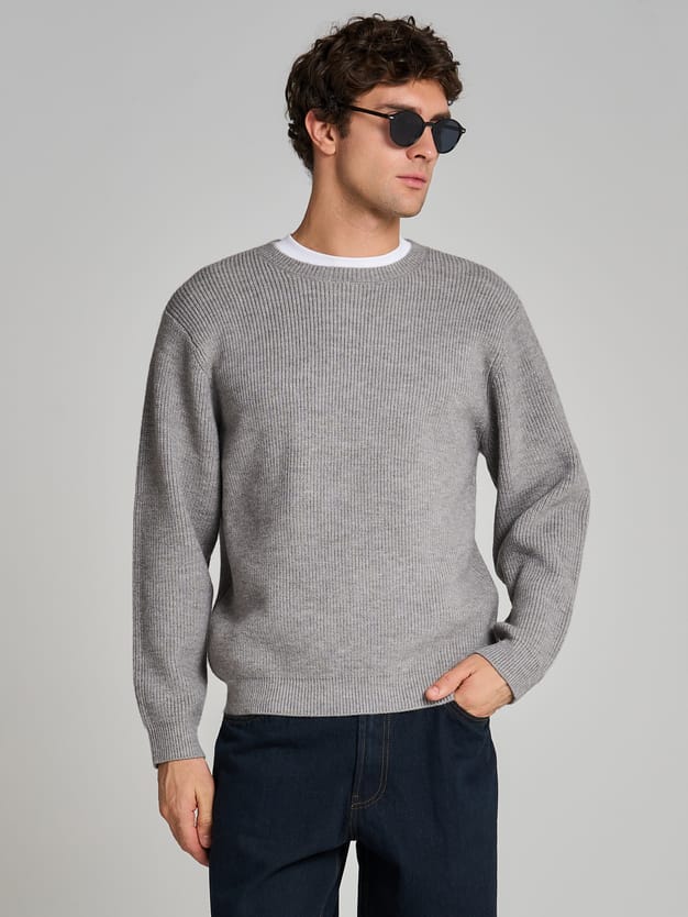 Джемпер вязаный теплый