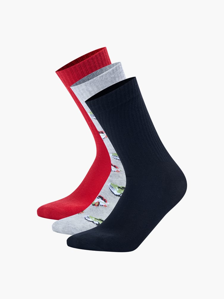 Носки - 3 пары с принтом