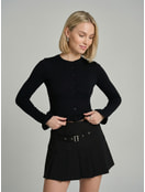 Кардиган укороченный с рюшами