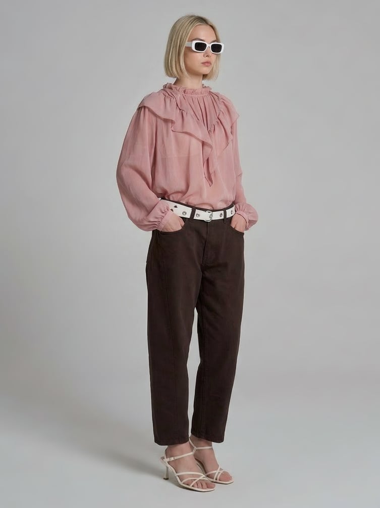 Джинсы Balloon укороченные