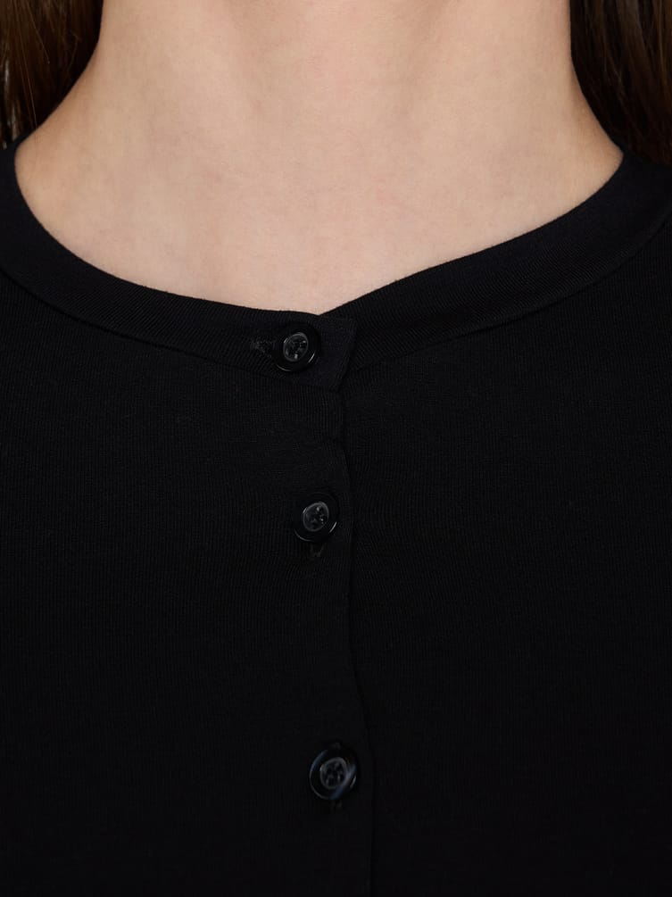 Кардиган укороченный с рюшами