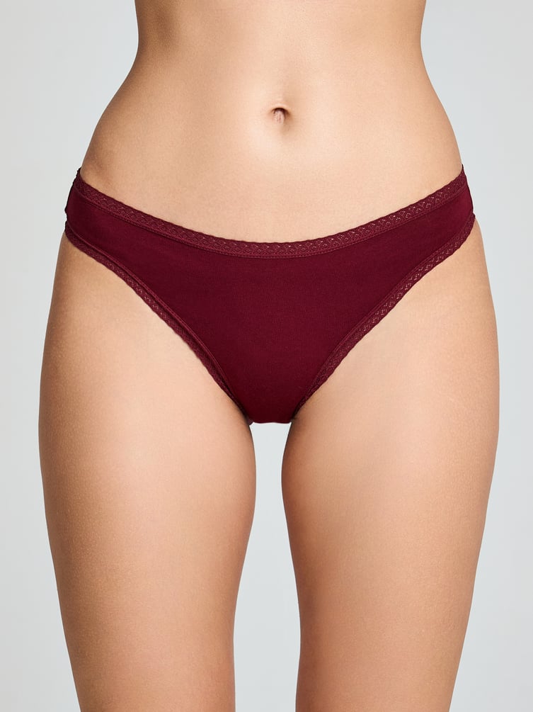 Трусы-слипы - 3 шт. с кружевом