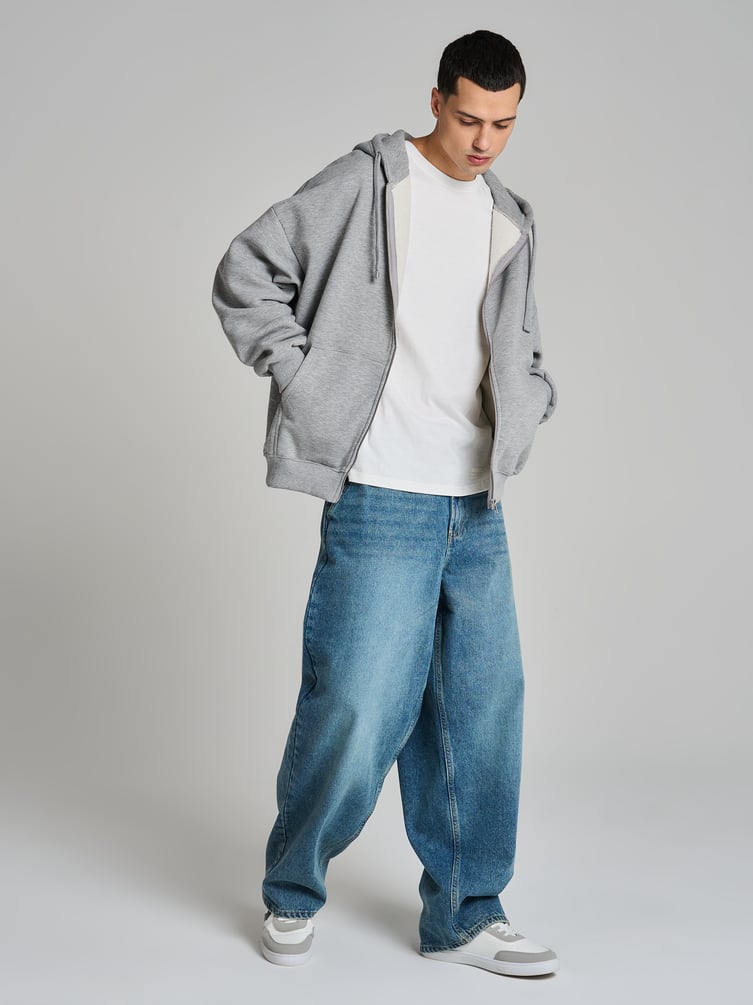 Толстовка на молнии с капюшоном