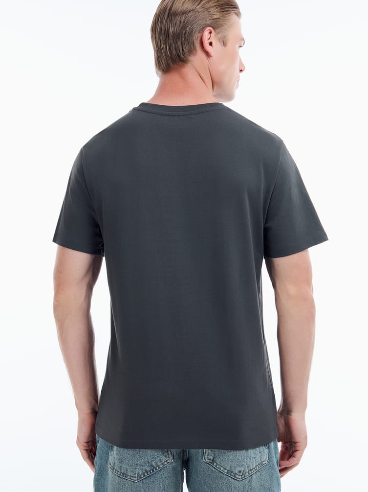 Футболка из хлопка со смешным новогодним принтом