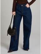 Джинсы широкие палаццо