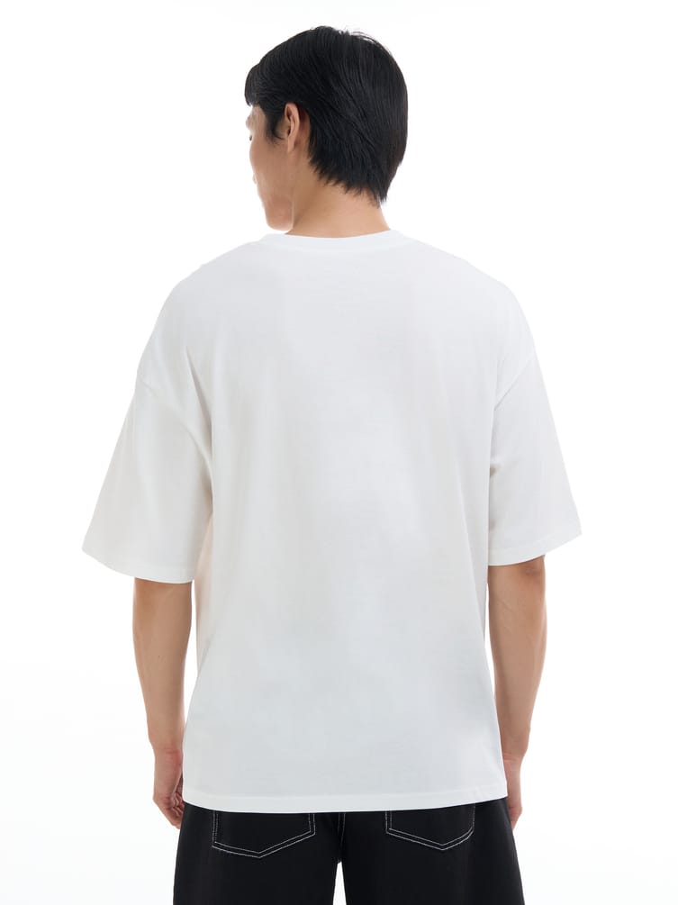 Футболка оверсайз с принтом Есенина