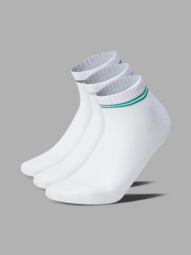 Носки - 3 пары короткие с полосками