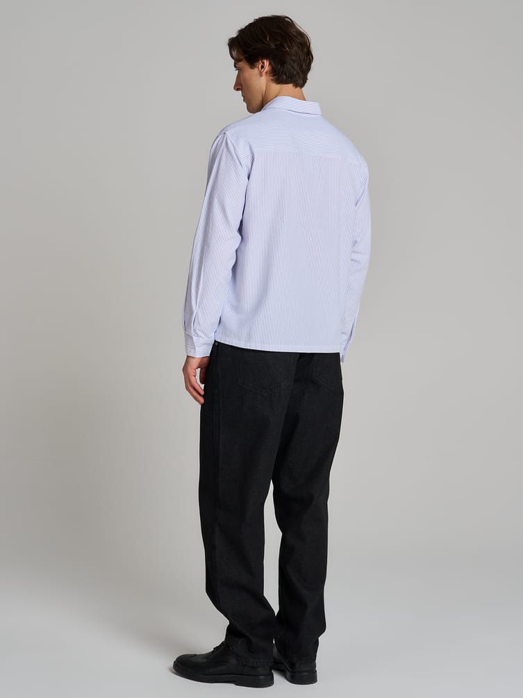 Классическая рубашка в полоску